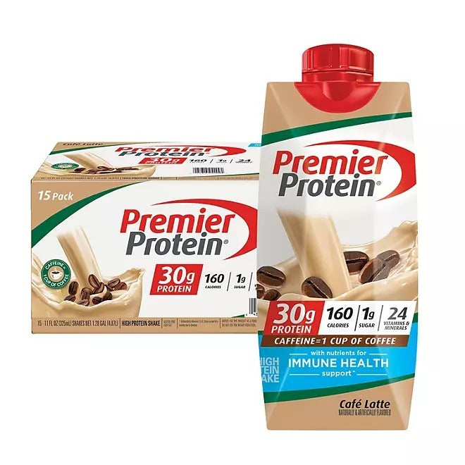 Pack of 15, Premier Protein 30g High Protein Shake