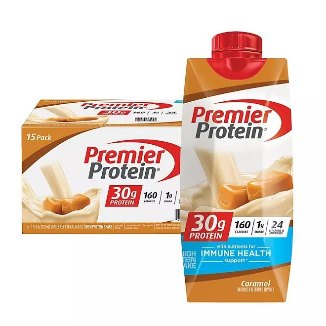 Pack of 15, Premier Protein 30g High Protein Shake