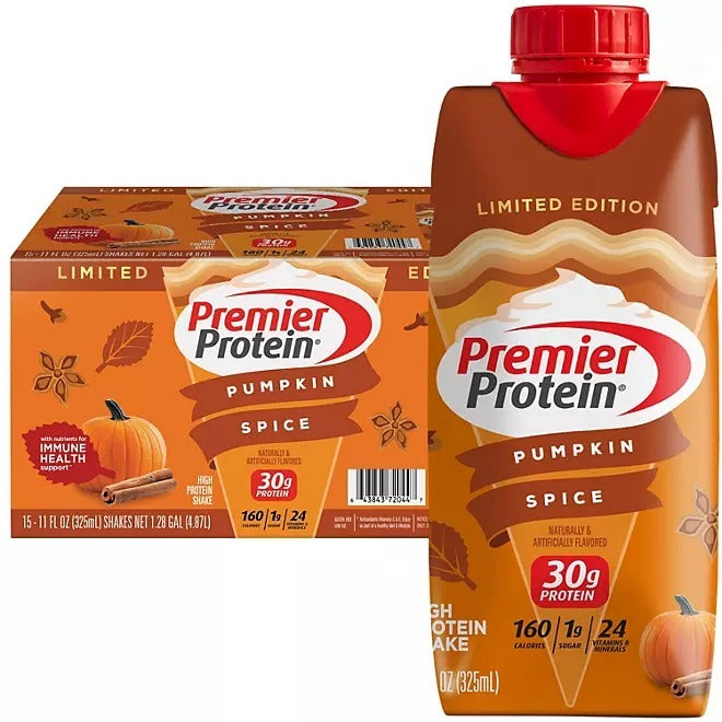 Pack of 15, Premier Protein 30g High Protein Shake