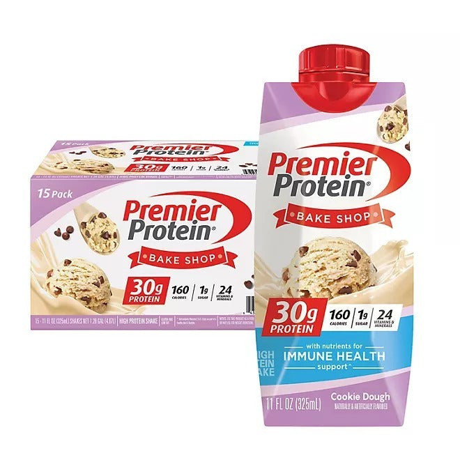 Pack of 15, Premier Protein 30g High Protein Shake