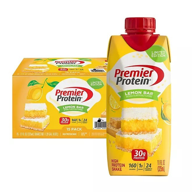 Pack of 15, Premier Protein 30g High Protein Shake