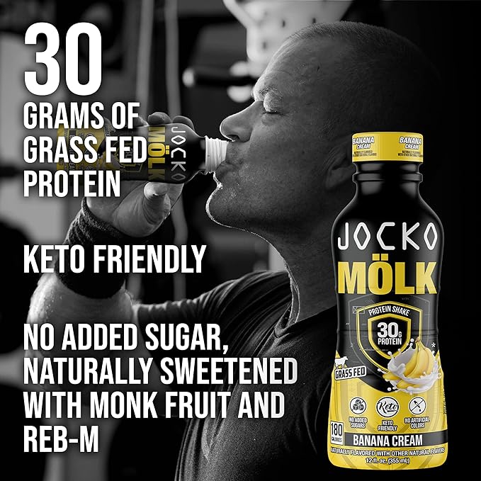 Jocko Mölk 30g Grass Fed Protein Shakes