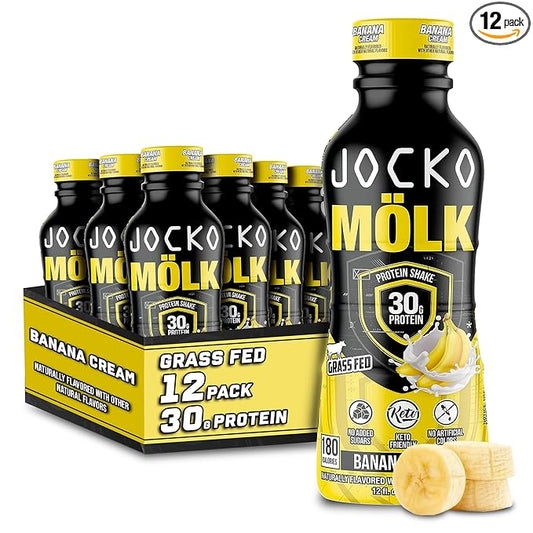 Jocko Mölk 30g Grass Fed Protein Shakes